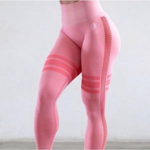 Bombshell Sportswear Elite Seamless Legs Coral/Pink XS